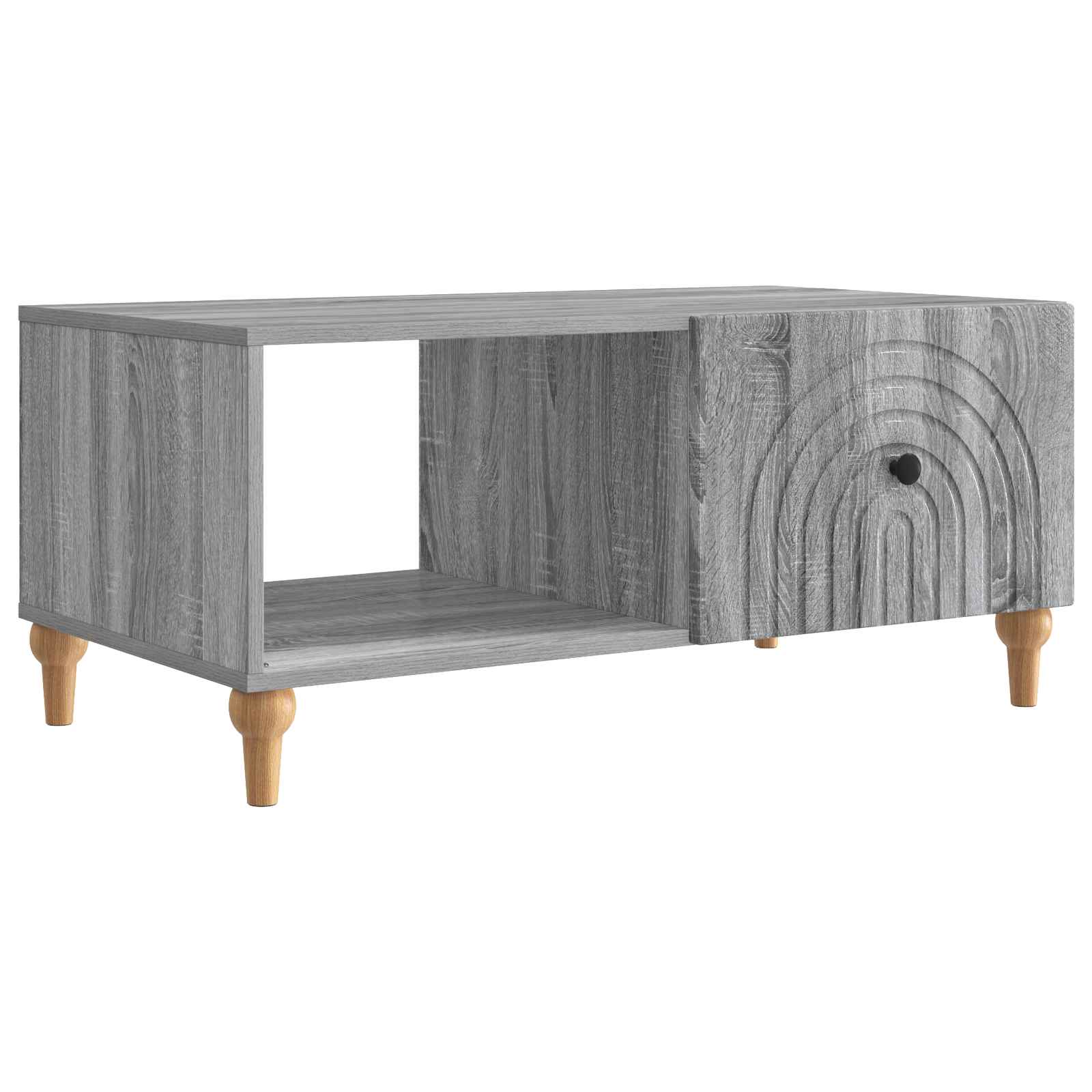 Mesa de centro sonoma cinzento 90 x 50 x 40 cm