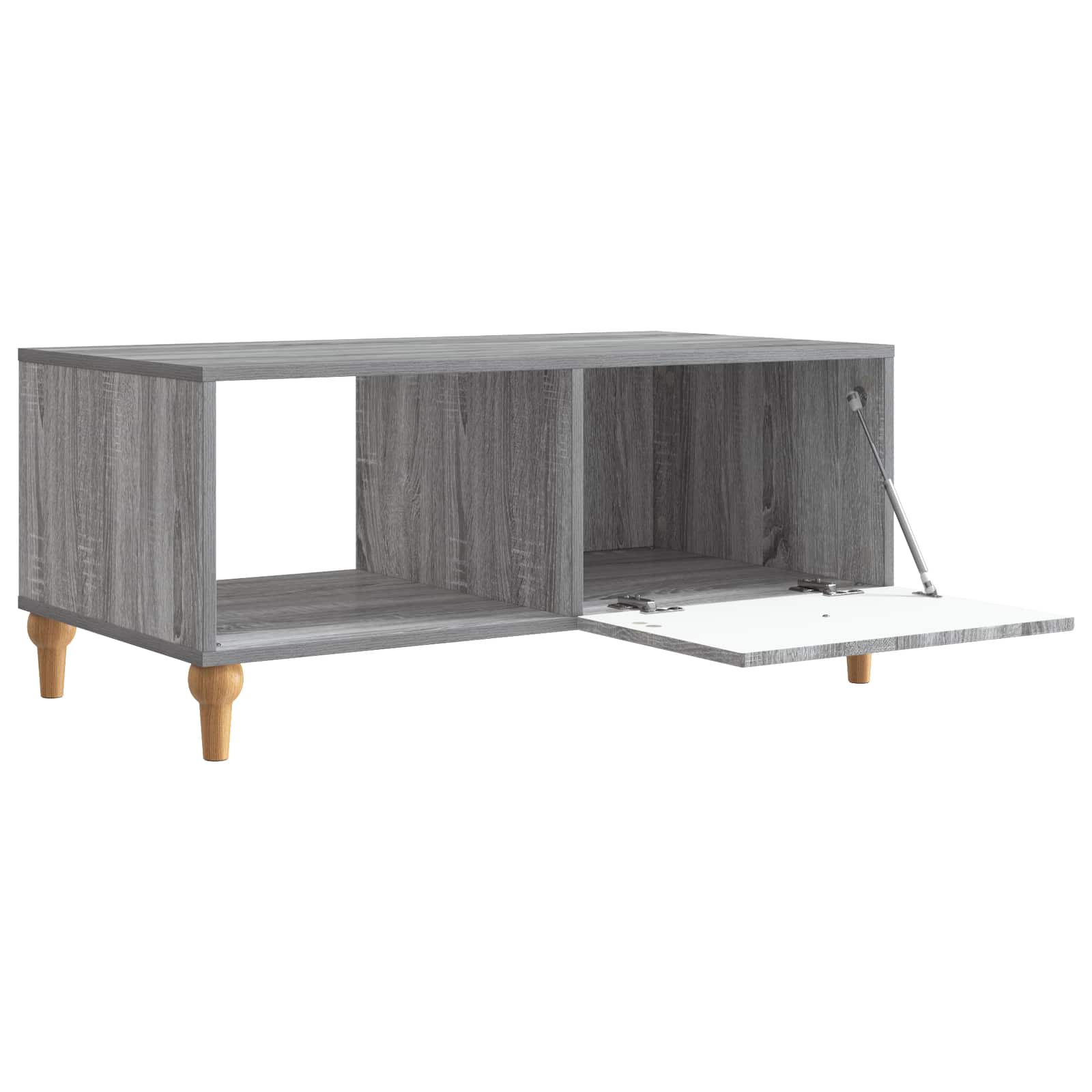 Mesa de centro sonoma cinzento 90 x 50 x 40 cm