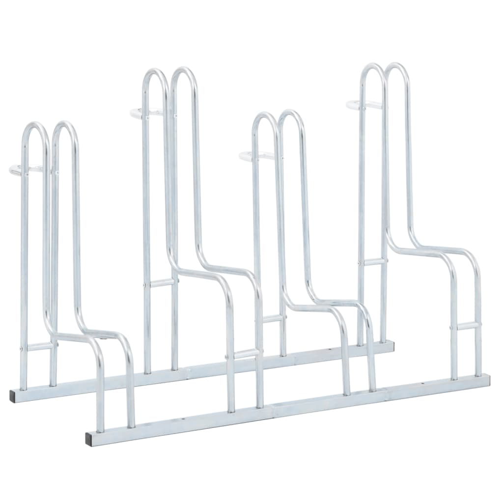 Suporte independente para 4 bicicletas aço galvanizado