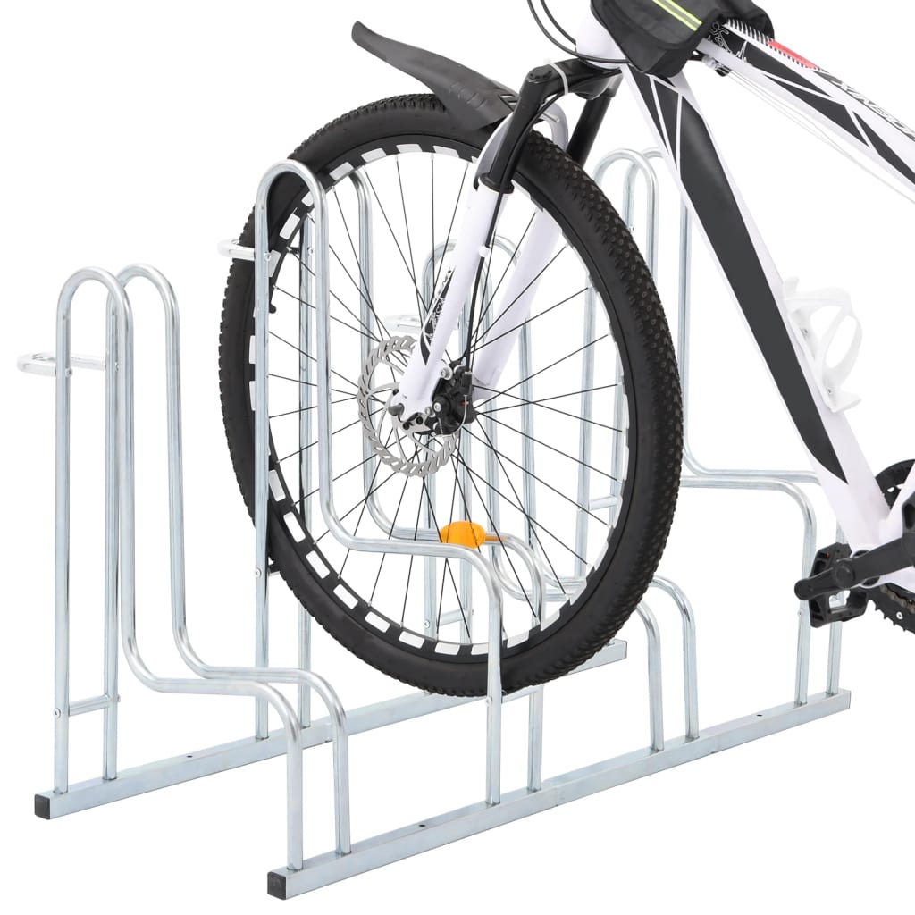 Suporte independente para 4 bicicletas aço galvanizado
