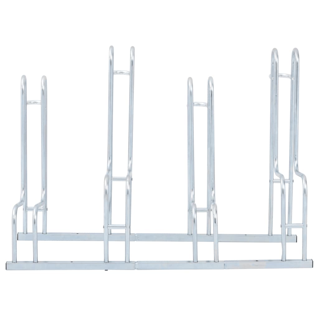 Suporte independente para 4 bicicletas aço galvanizado