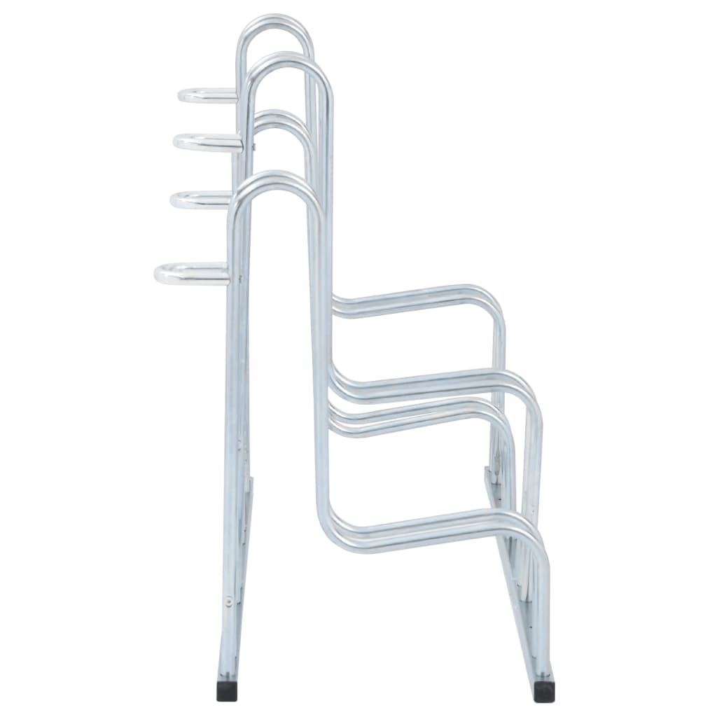 Suporte independente para 4 bicicletas aço galvanizado