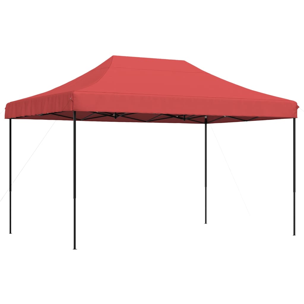 Tenda para festas pop-up dobrável 440x292x315 cm bordô