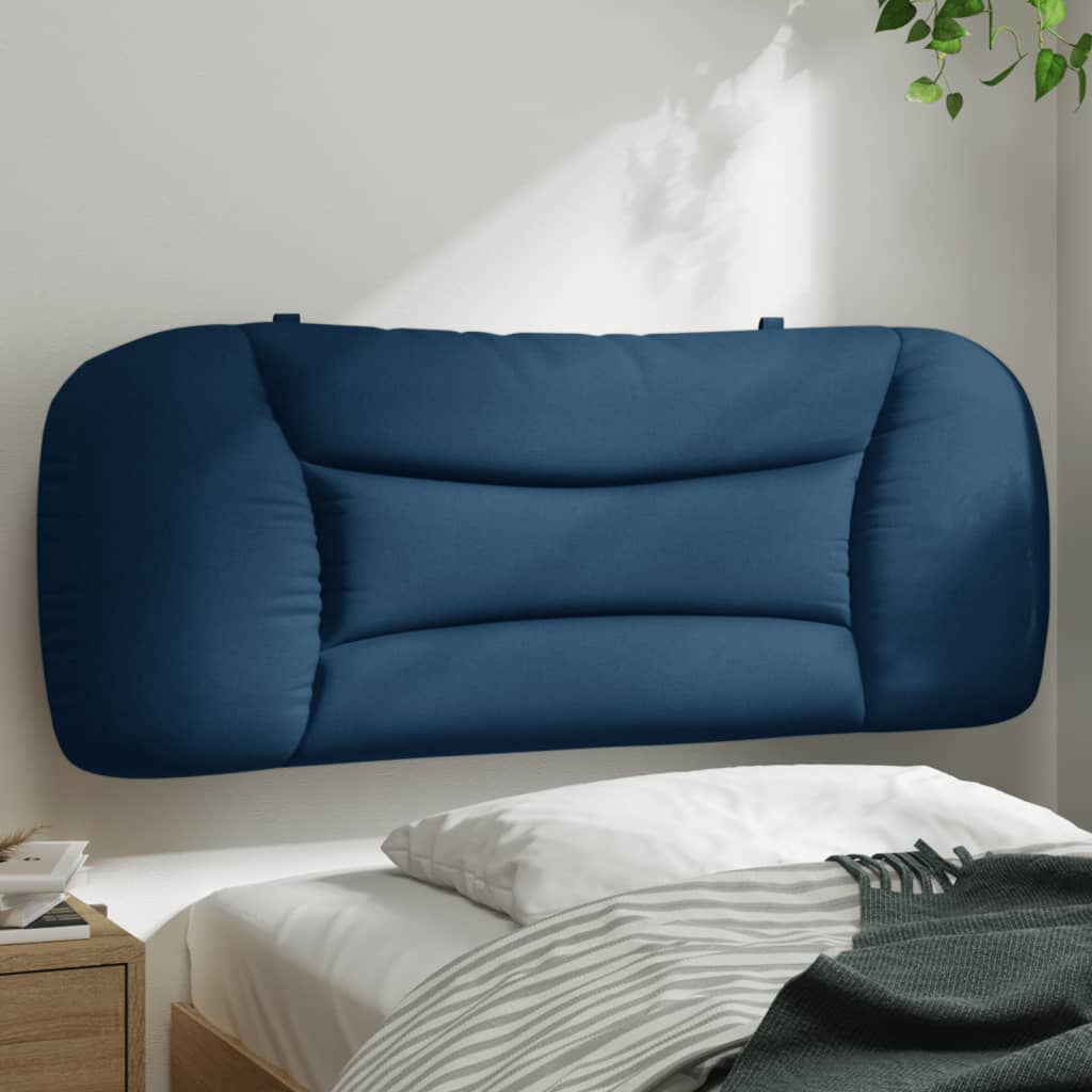 Almofadão de cabeceira hvar 100 cm tecido azul