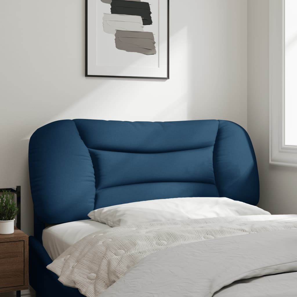 Almofadão de cabeceira hvar 100 cm tecido azul