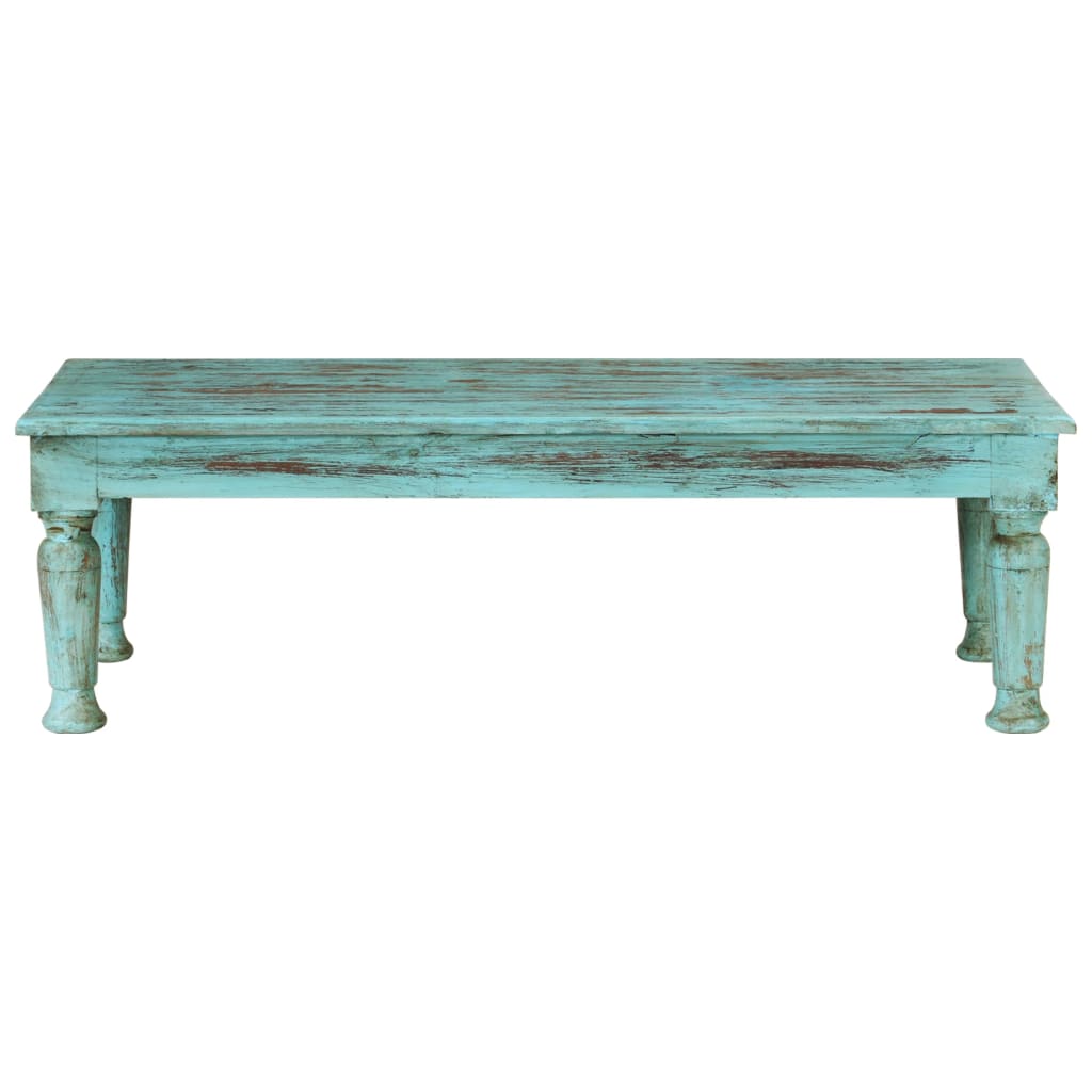 Mesa de centro 110x50x34 cm madeira recuperada maciça