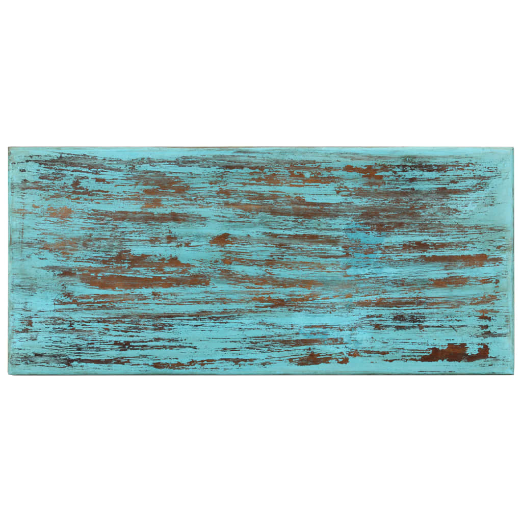 Mesa de centro 110x50x34 cm madeira recuperada maciça