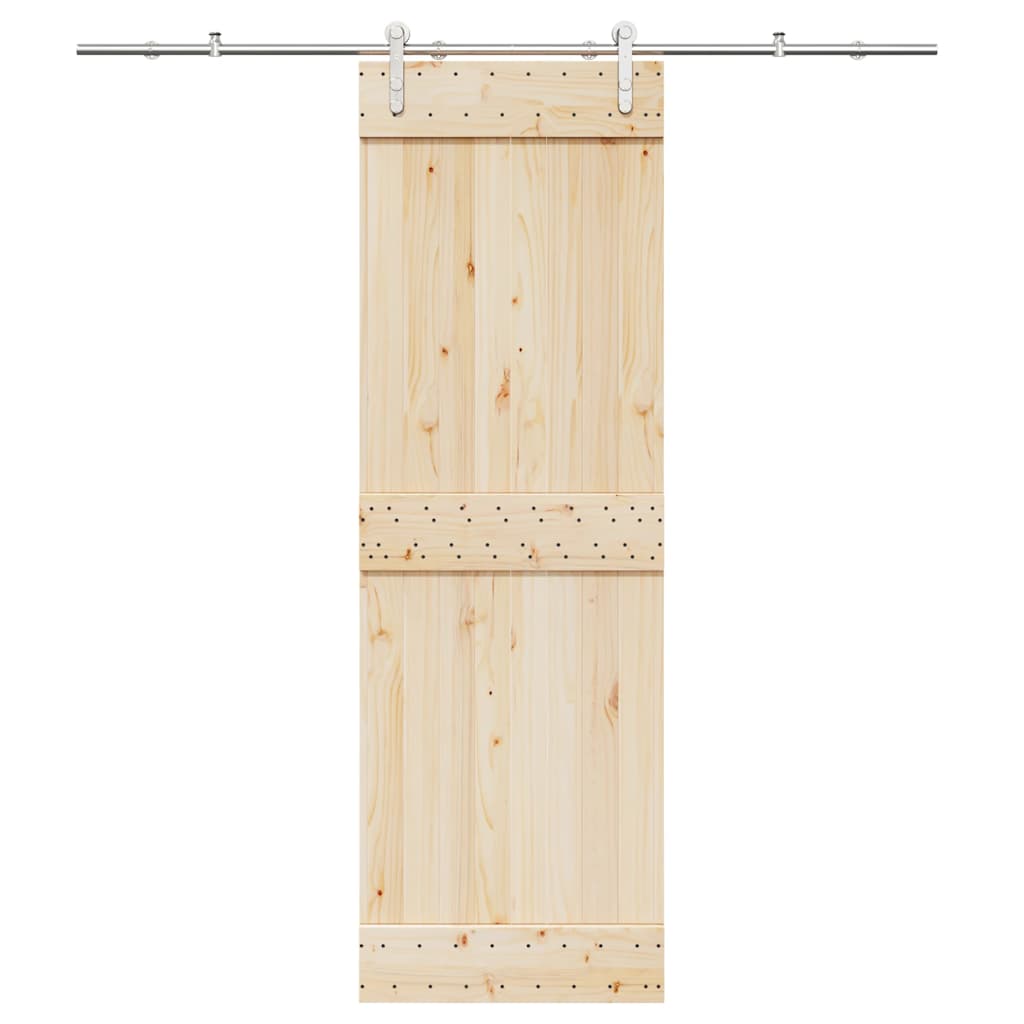 Kit ferragens p/ porta deslizante 200cm aço inoxidável prateado