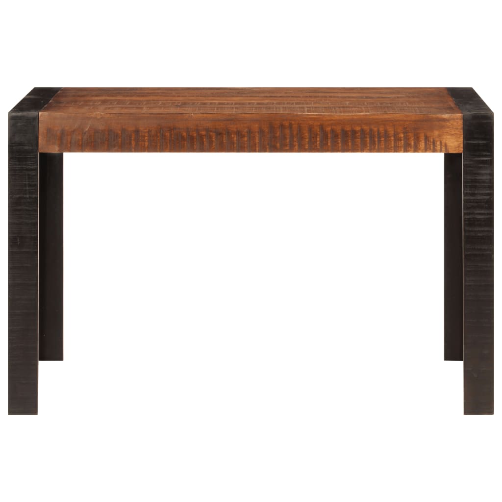 Mesa de jantar 120x60x76 cm mangueira maciça castanho-mel