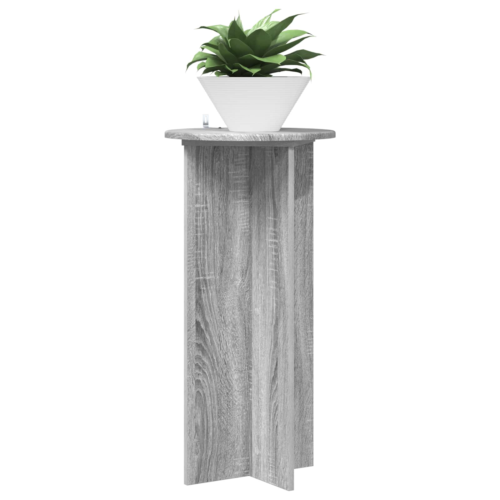 Suporte para plantas 2 unid. sonoma cinzento 40 x 40 x 80 cm