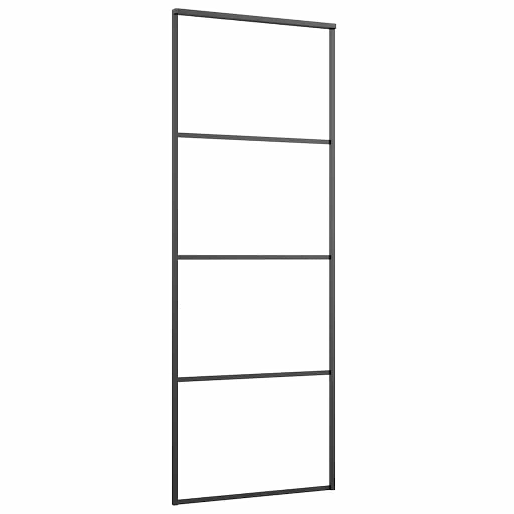 Porta deslizante c/ conj. ferragens 76x205cm vidro esg/alumínio