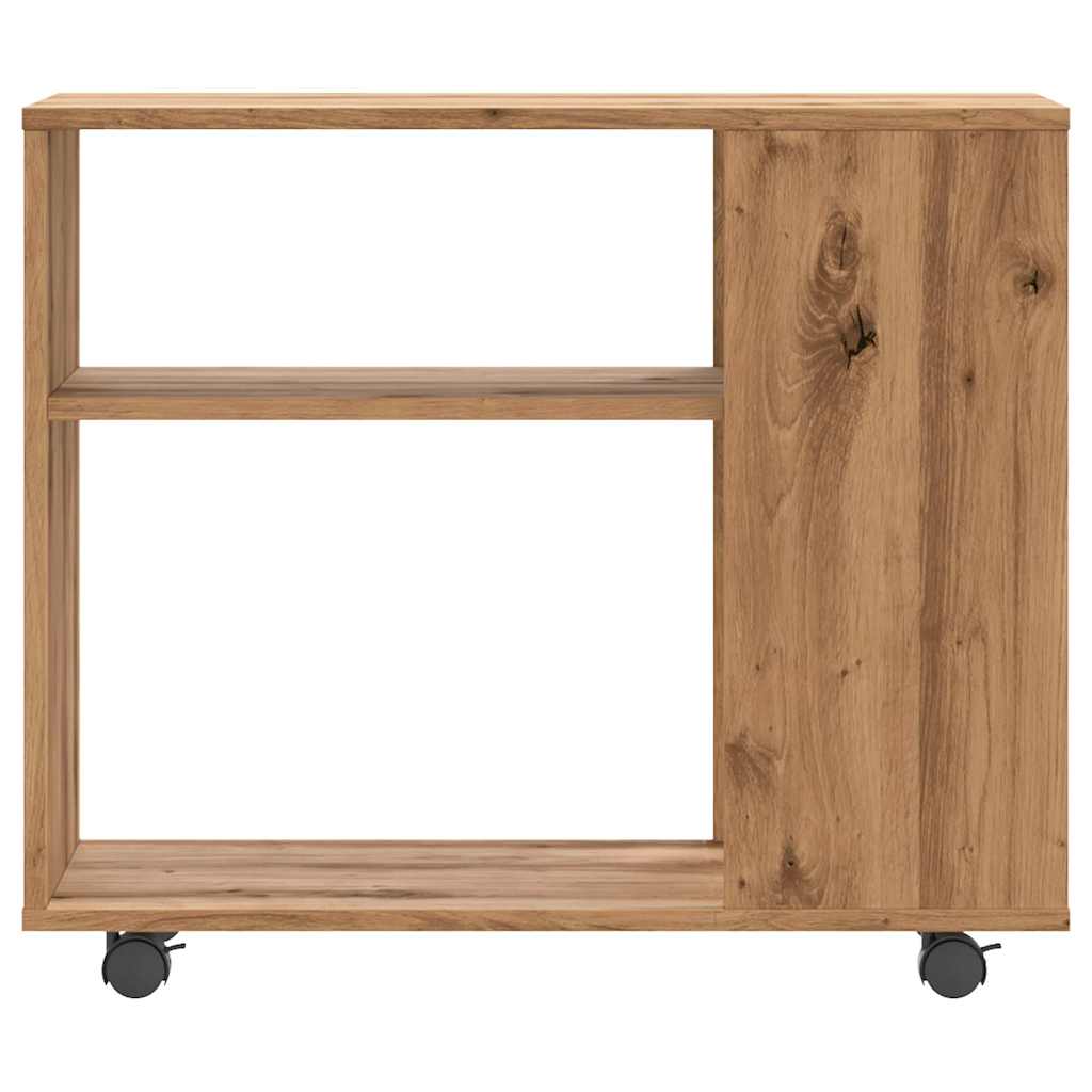 Mesa de apoio 70x35x55 cm derivados madeira carvalho artisiano