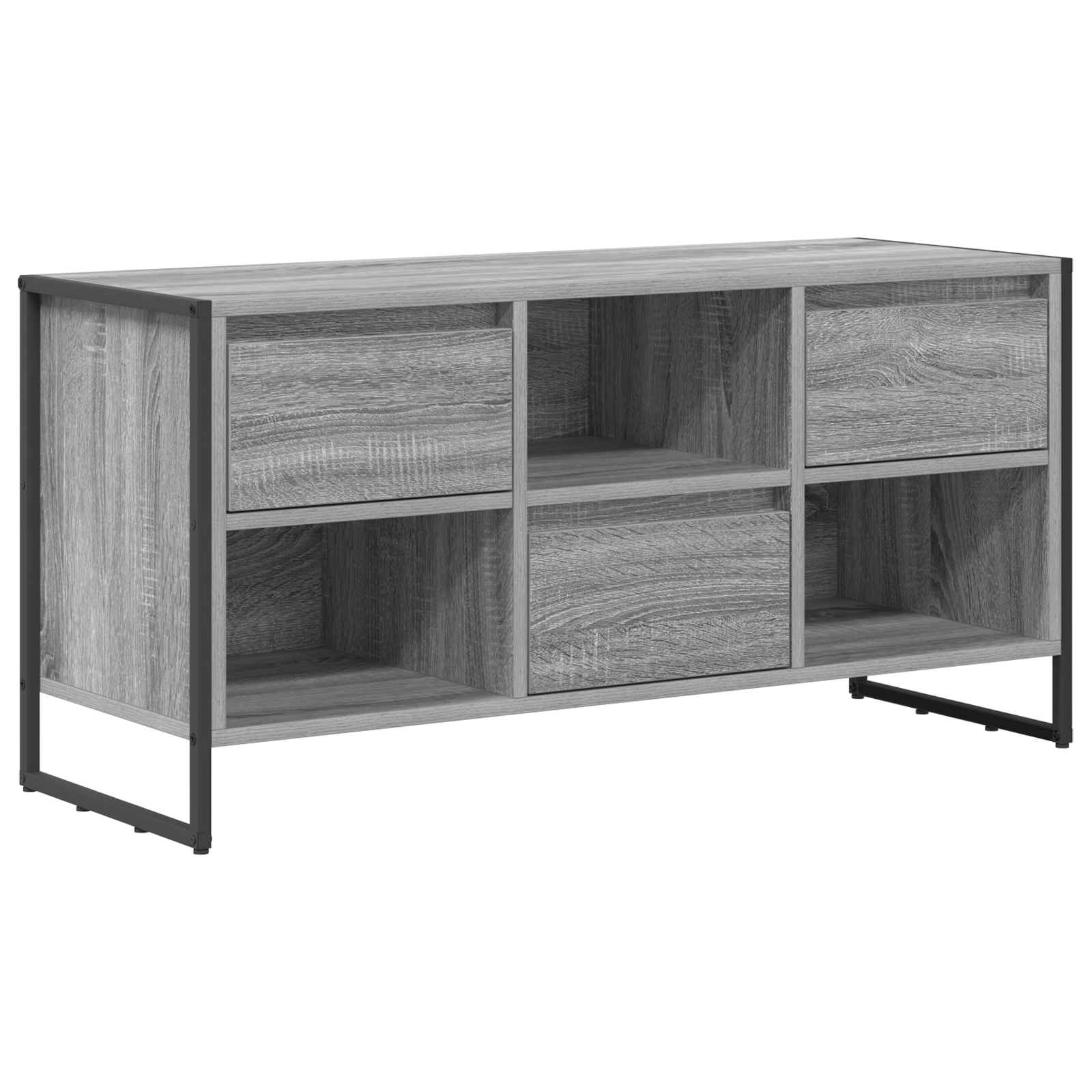 Gabinete para TV 100 x 36 x 49,5 cm cinza sonoma