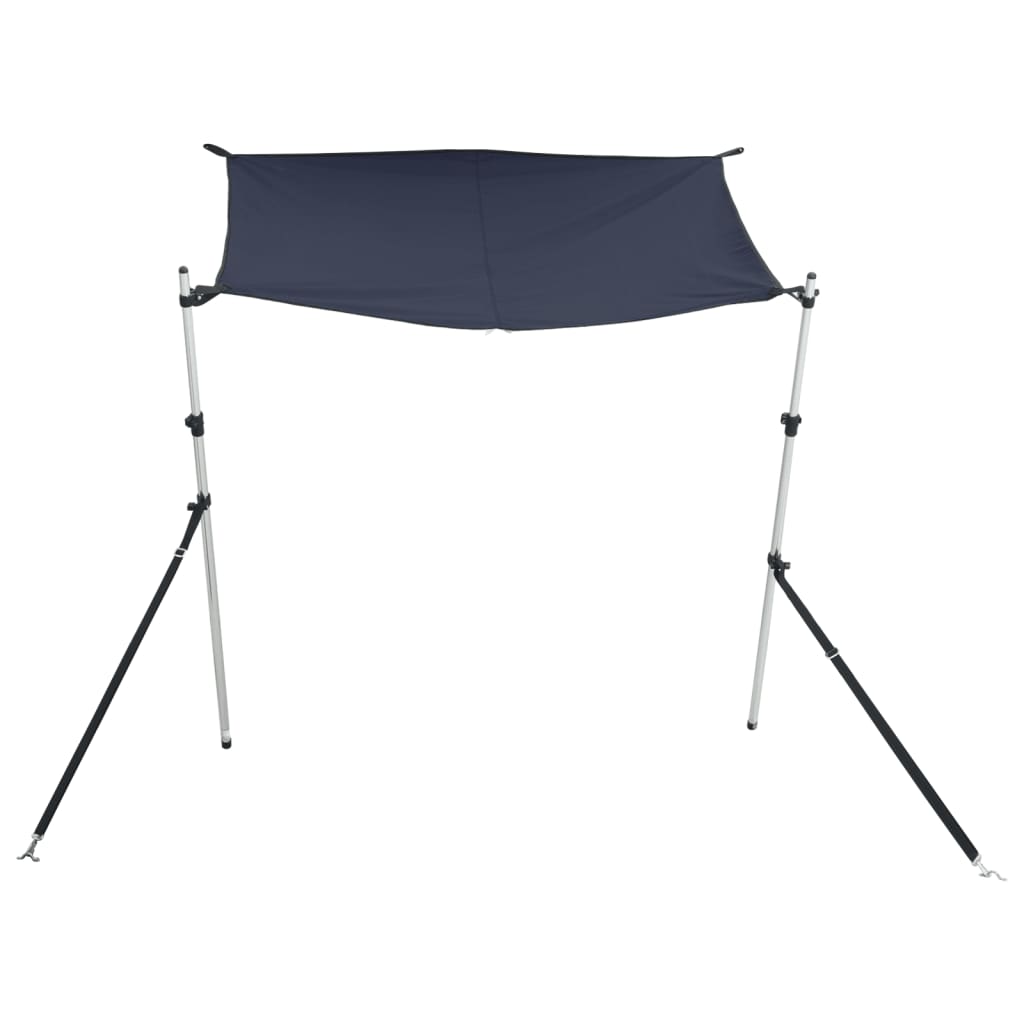 Extensão de toldo em t 170x170x(115-183) cm azul