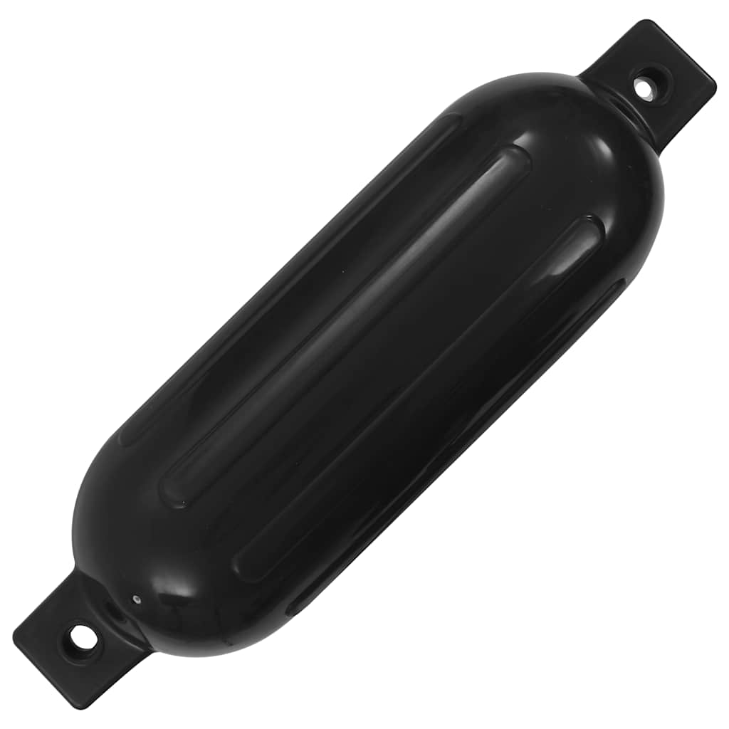 Para-choques para barco 4 pcs 51x14 cm PVC preto