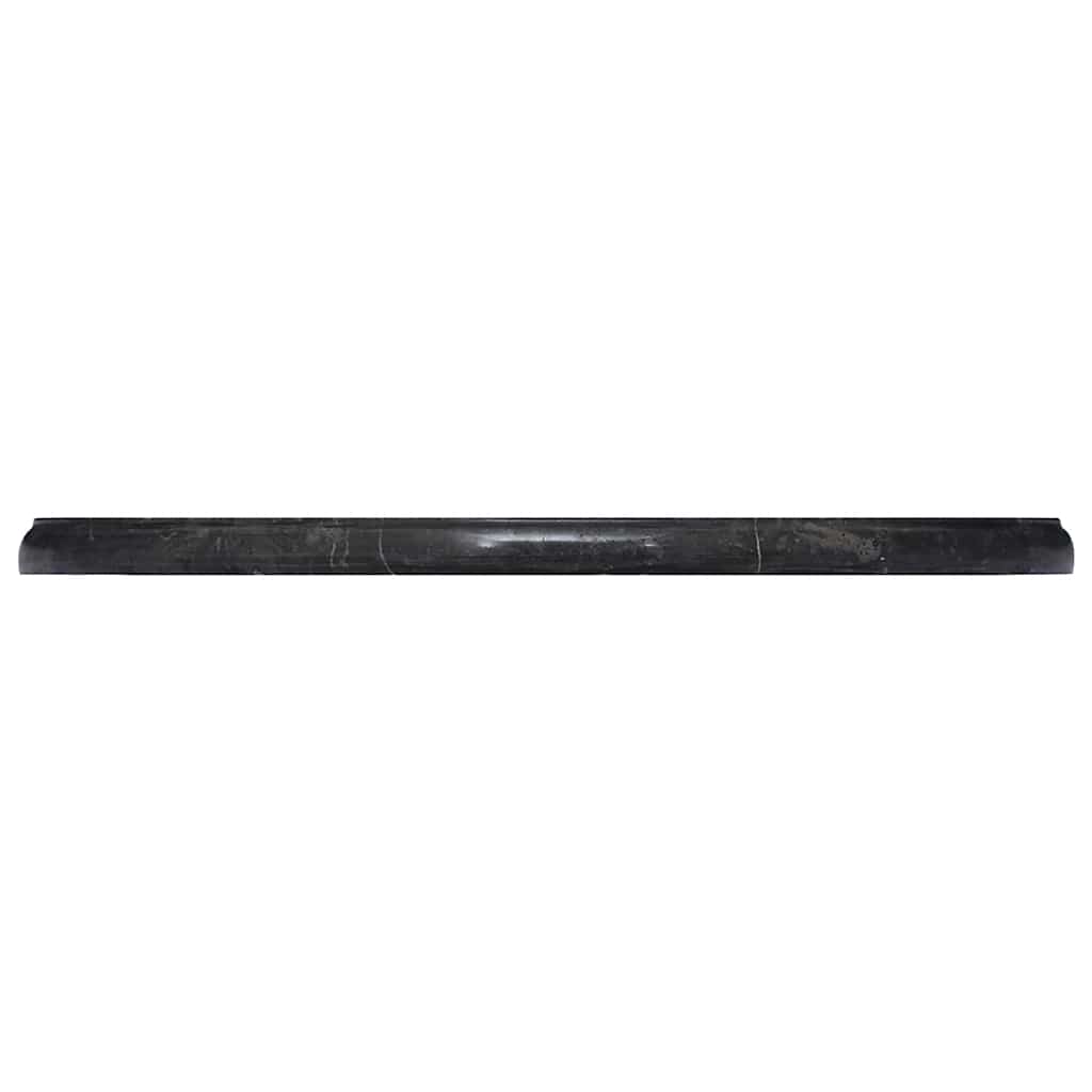 Tampo de mesa ø50x2,5 cm mármore preto