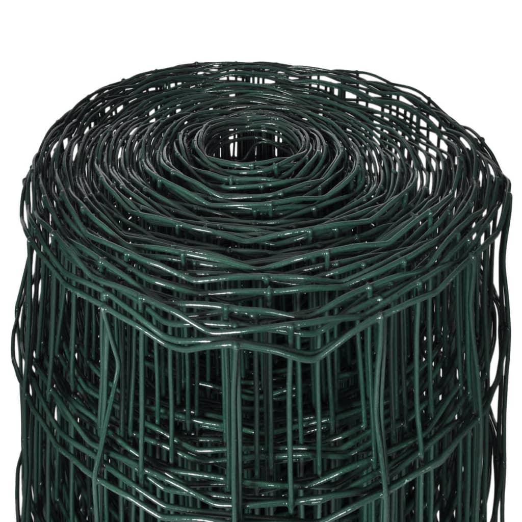 Cerca 25 x 1,0 m aço verde