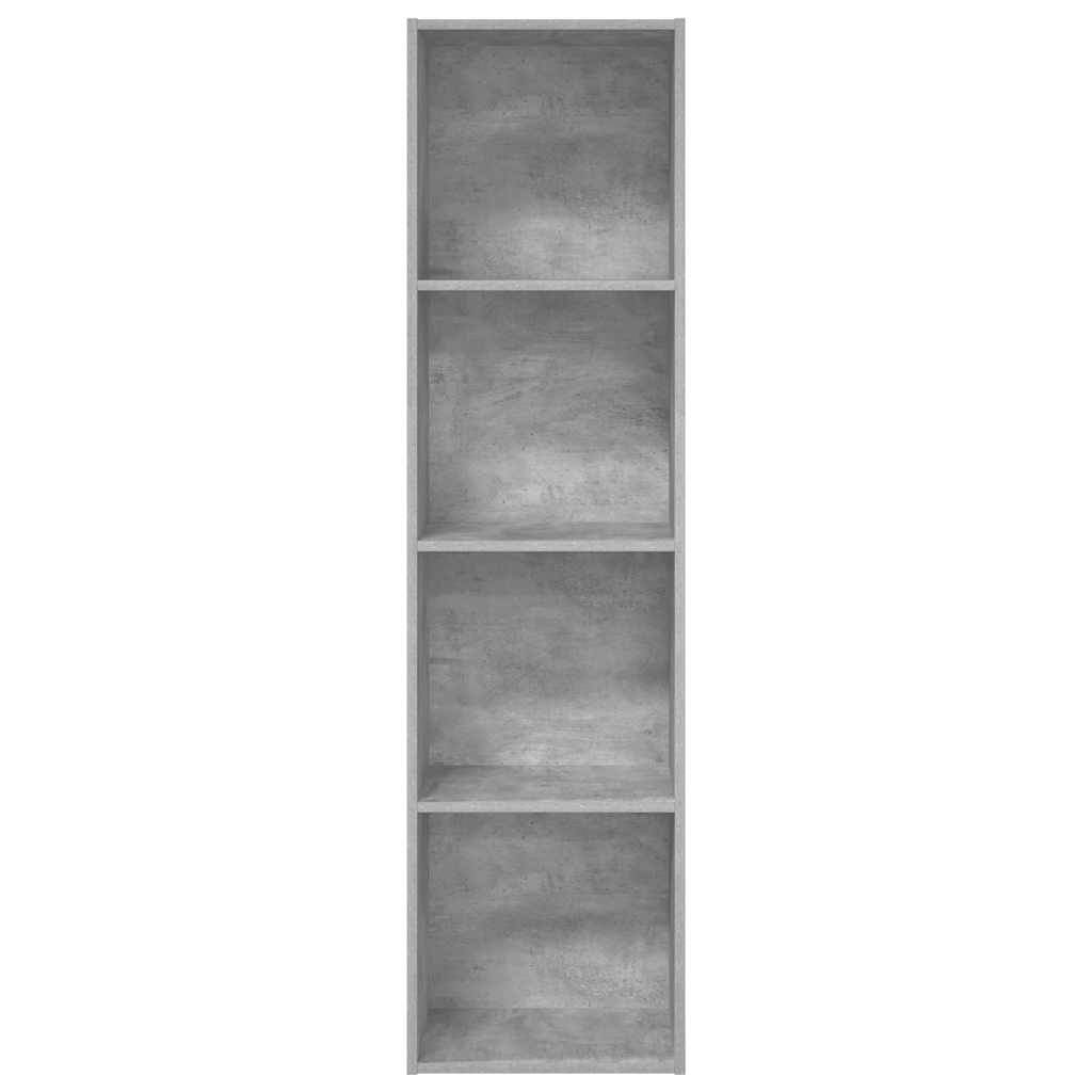 Estante 40x30x152 cm derivados de madeira cinzento cimento