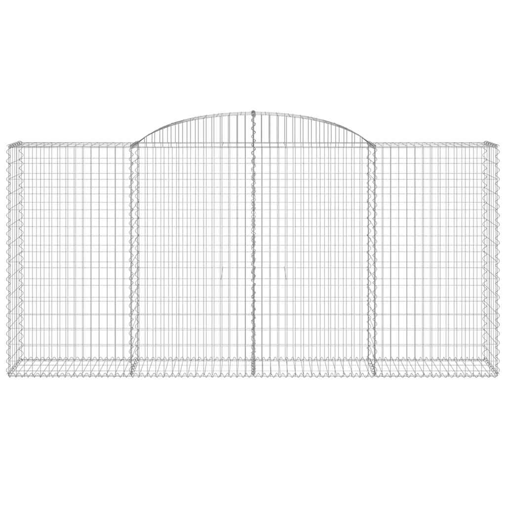 Cestos gabião arqueados 13 pcs 300x50x140/160 cm