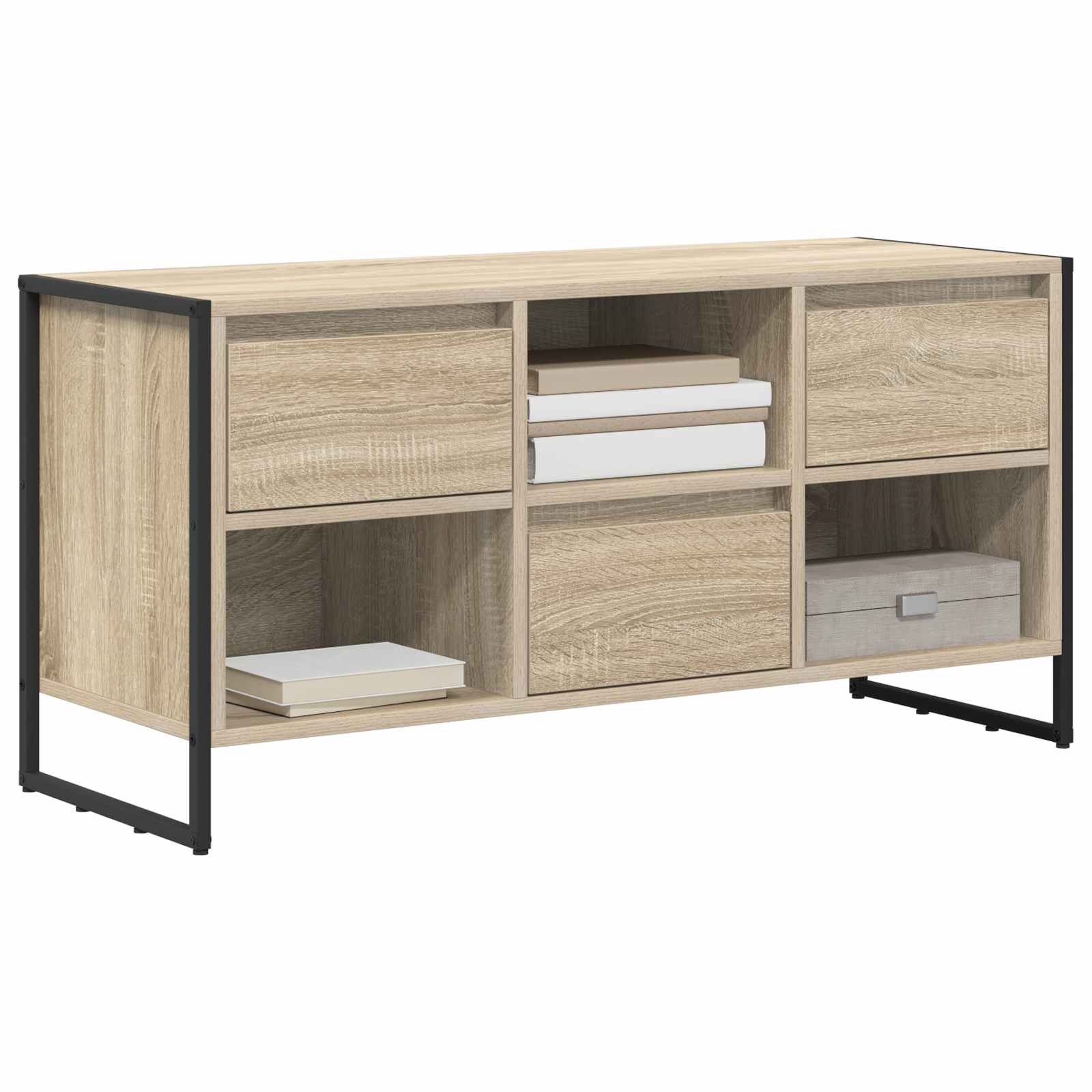 Gabinete para TV 100 x 36 x 49,5 cm sonoma derivados de madeira