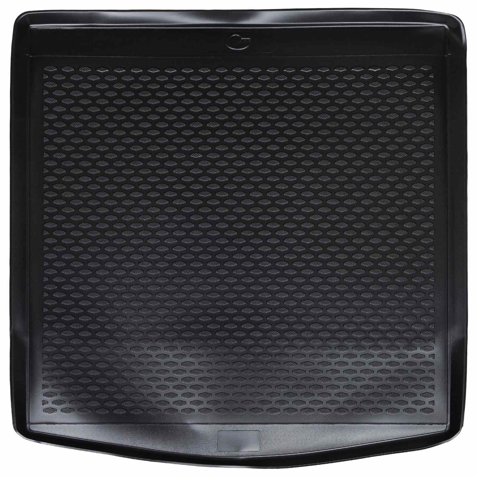 Tapete de porta-malas preto borracha
