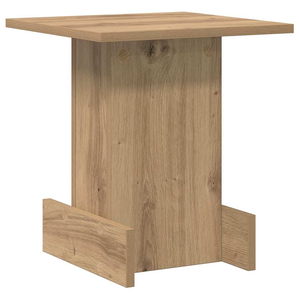 Mesa de apoio carvalho artesanal 35,5 x 35 x 40 cm