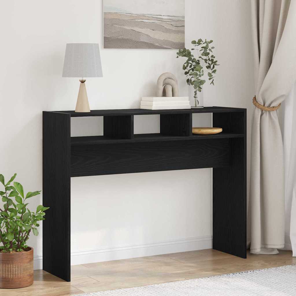 Aparador carvalho preto 105 x 30 x 80 cm derivados de madeira