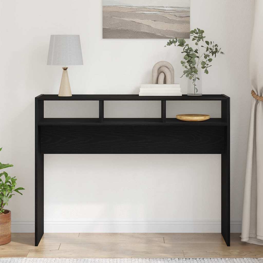 Aparador carvalho preto 105 x 30 x 80 cm derivados de madeira