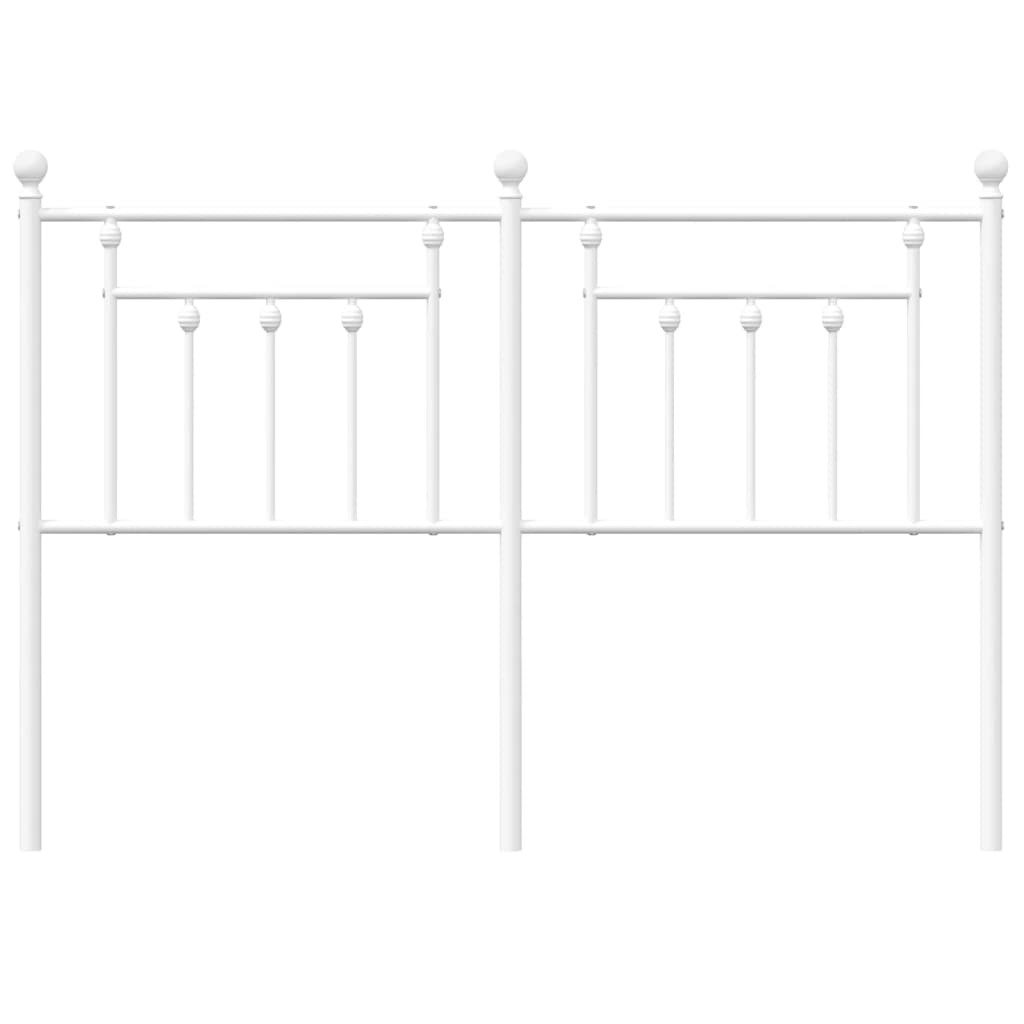 Cabeceira de substituição 150 cm metal branco
