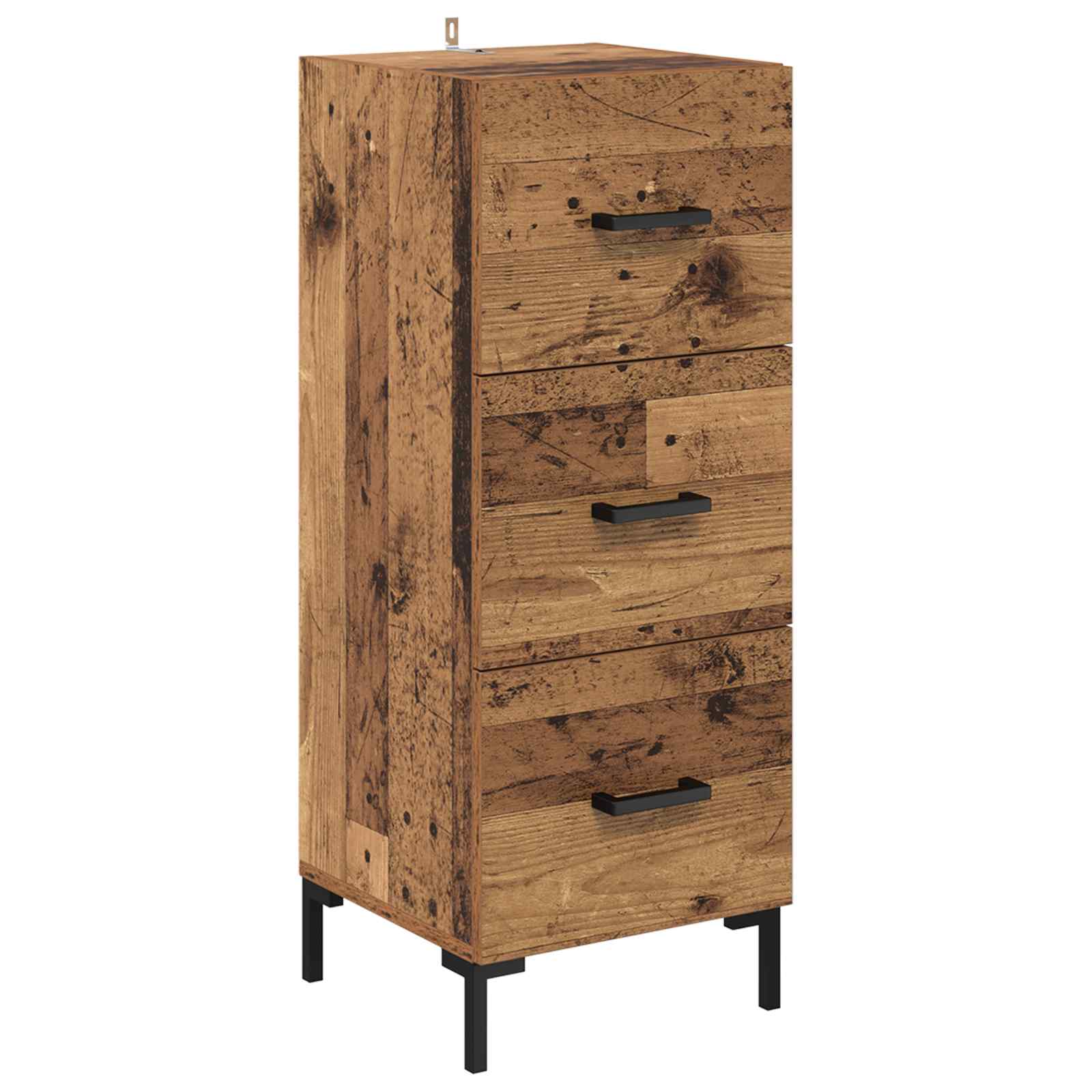 Buffet madeira antiga 34,5 x 34 x 90 cm derivados de madeira