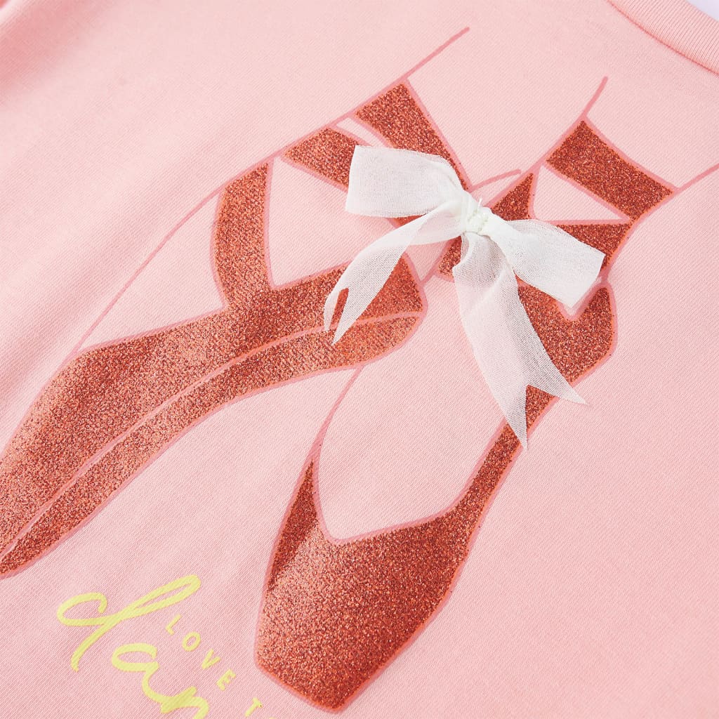 T-shirt de criança rosa 116