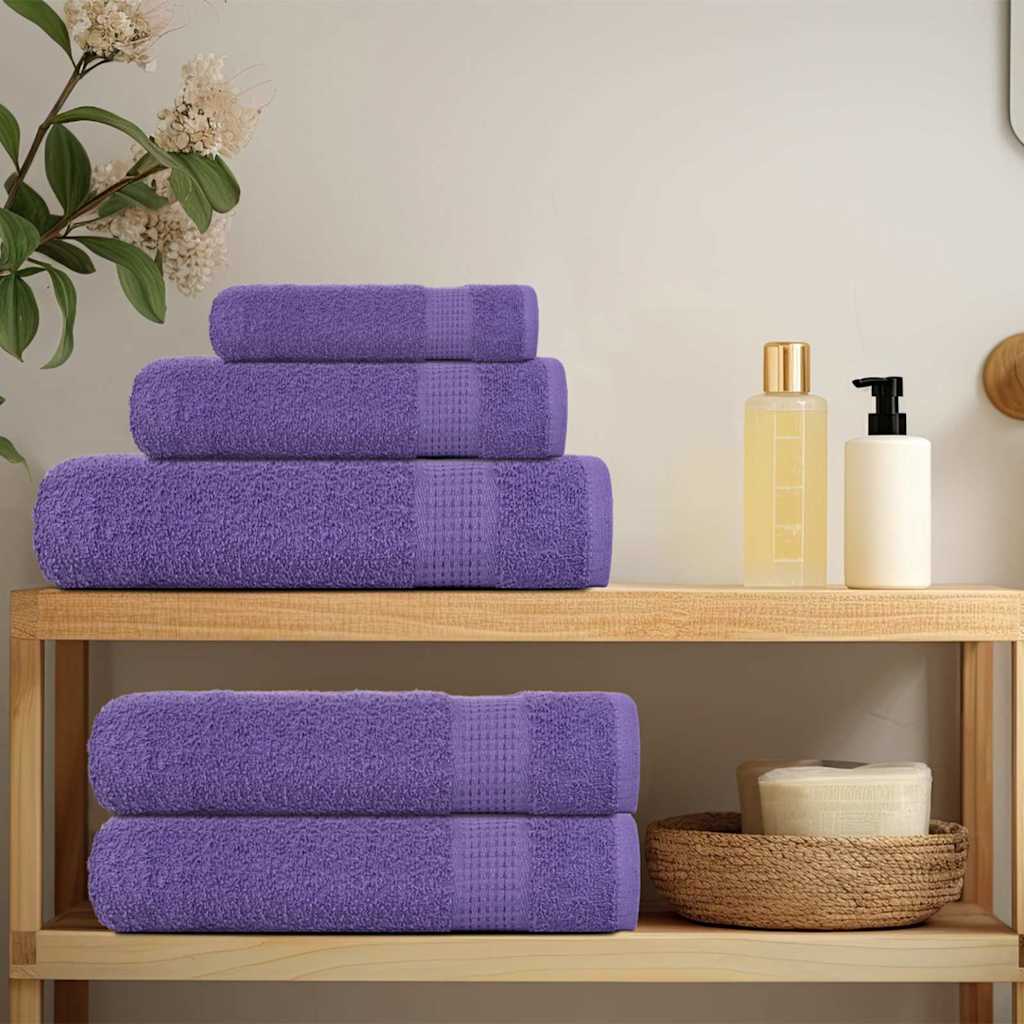 Toalhas de bidé frogn 4 pcs 30x50 cm 360 g/m² roxo