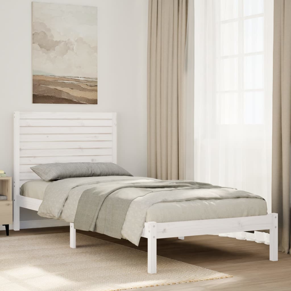 Cama extra longa sem colchão 90x210 cm madeira maciça