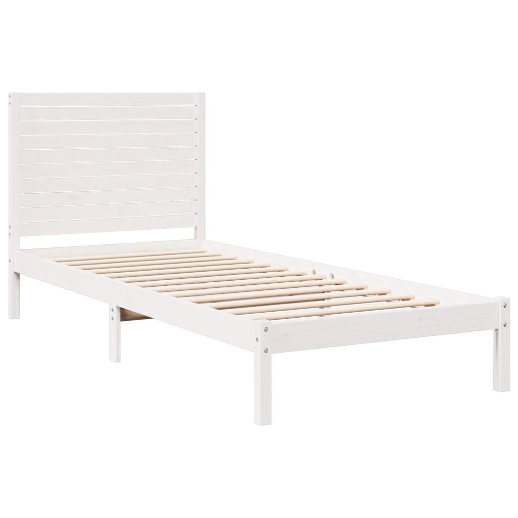 Cama extra longa sem colchão 90x210 cm madeira maciça