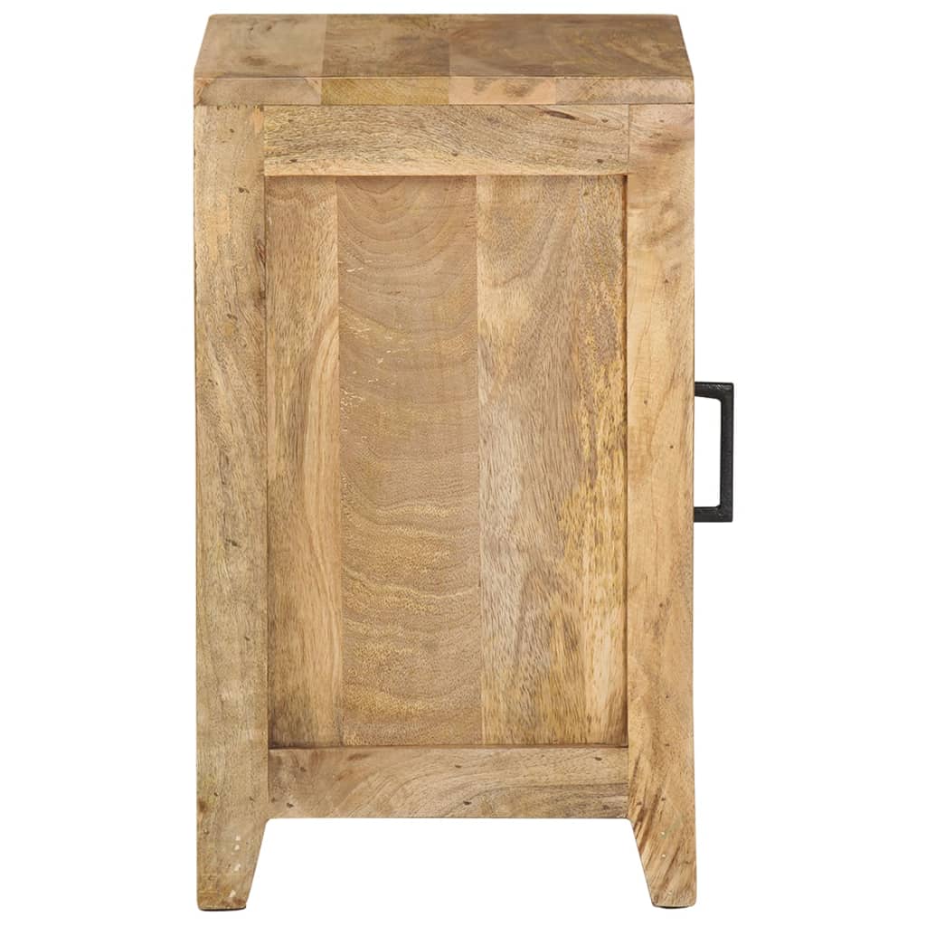 Mesa de cabeceira 40x30x50 cm madeira de mangueira maciça