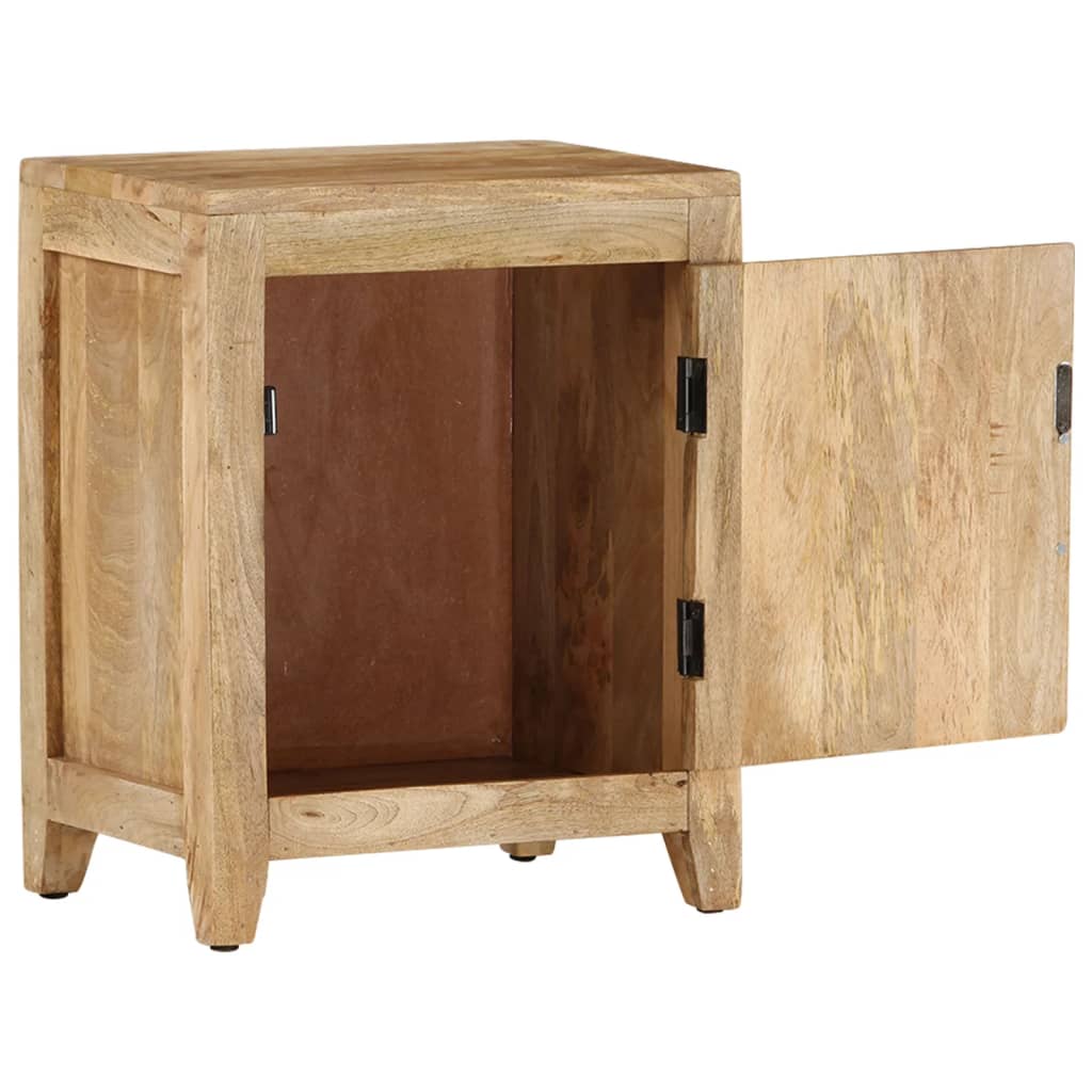 Mesa de cabeceira 40x30x50 cm madeira de mangueira maciça