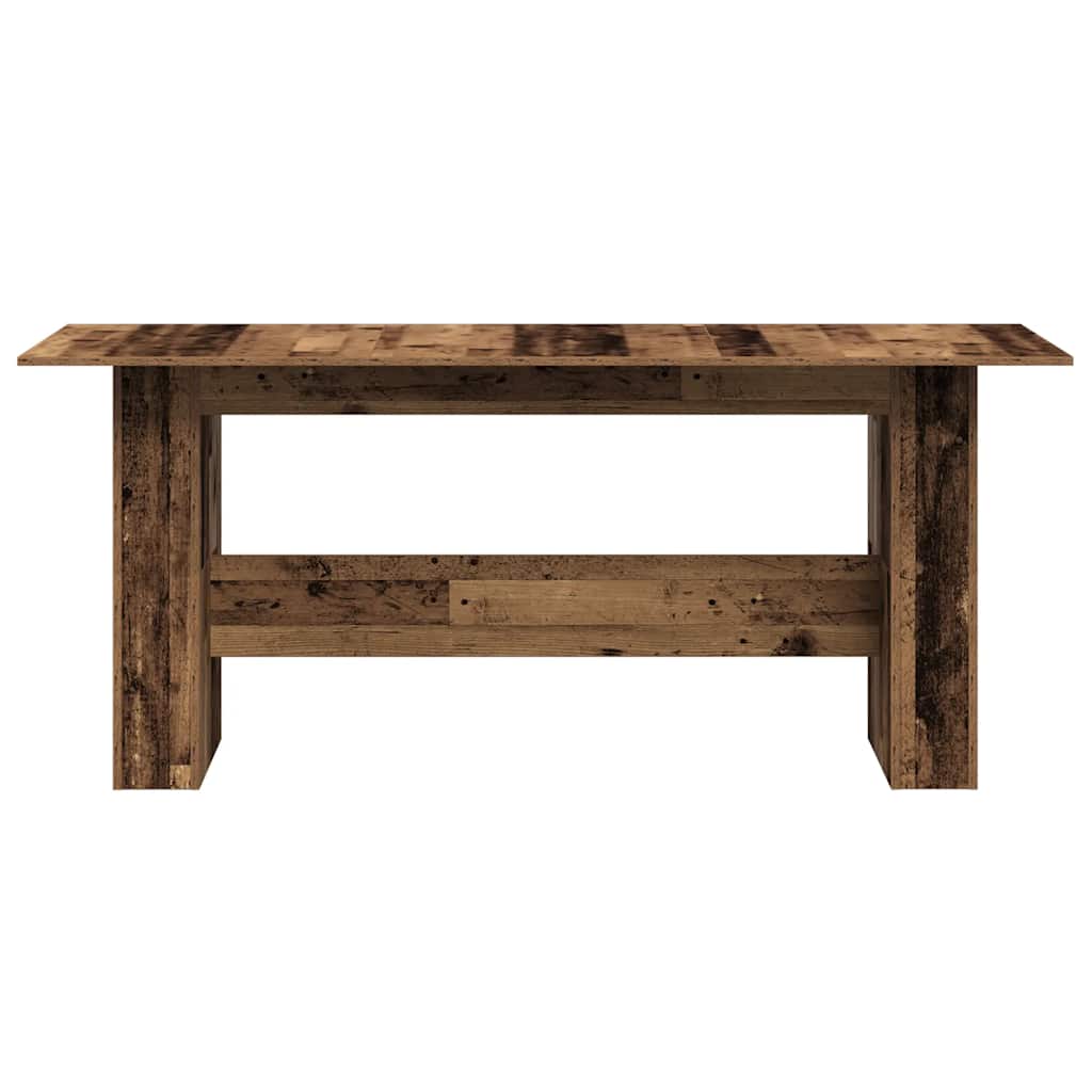 Mesa de jantar madeira antiga 180x90x76 cm madeira trabalhada