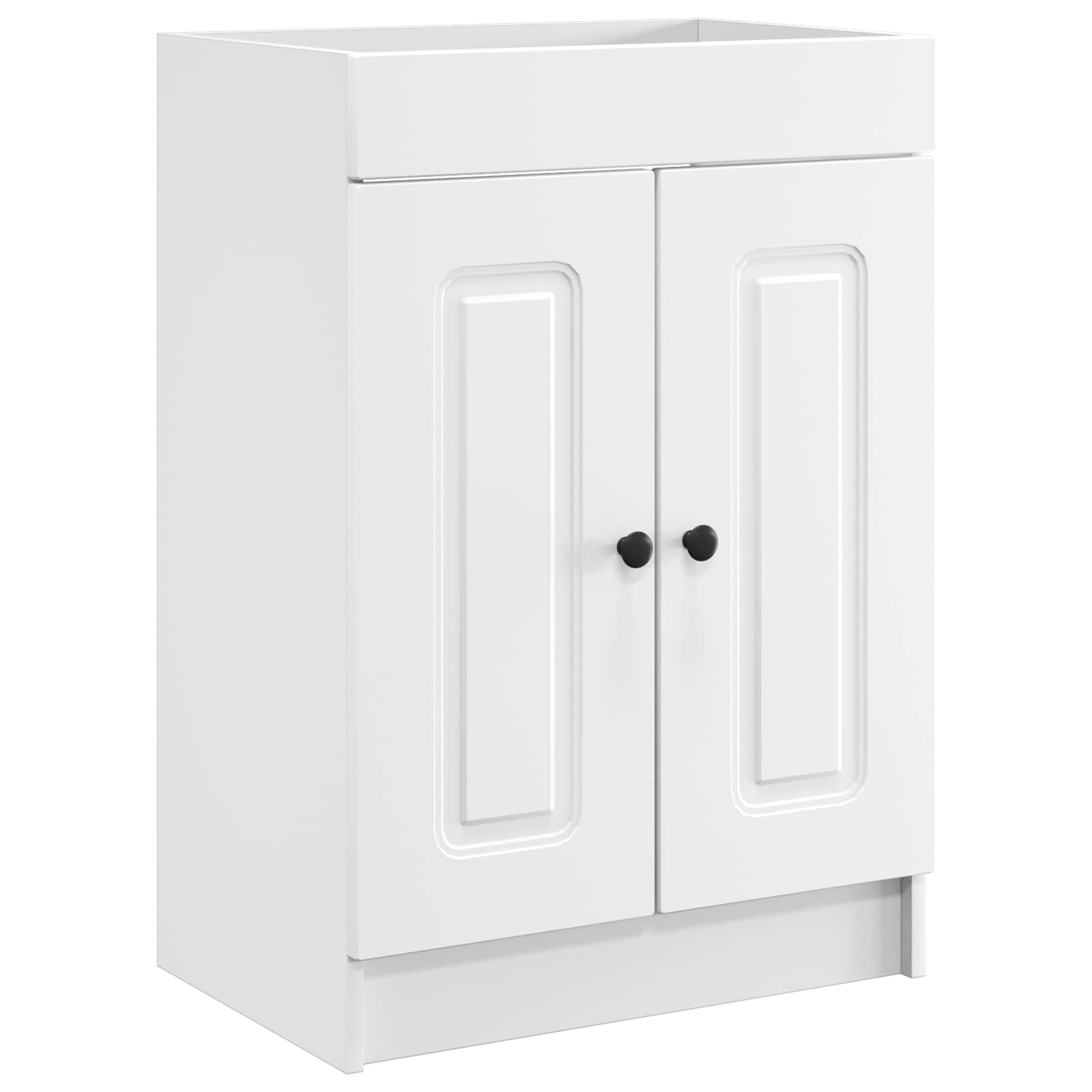 Armário de banheiro embaixo da pia branco 56 x 37,5 x 81 cm