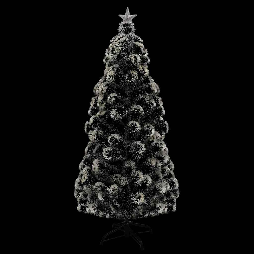Árvore de natal pré-iluminada c/ suporte e LED 210 cm fibra ótica