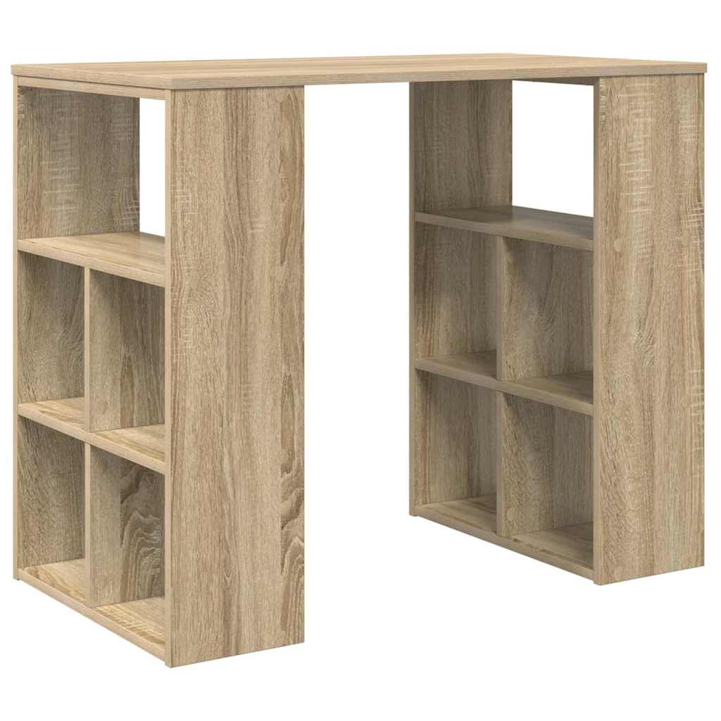 Mesa carvalho sonoma derivados de madeira 90 x 50 x 75 cm