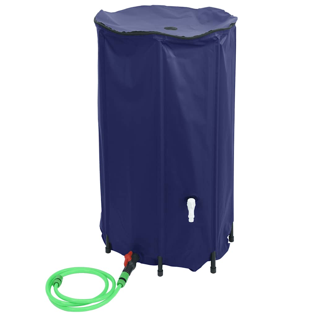 Depósito de água dobrável com torneira 250 l PVC