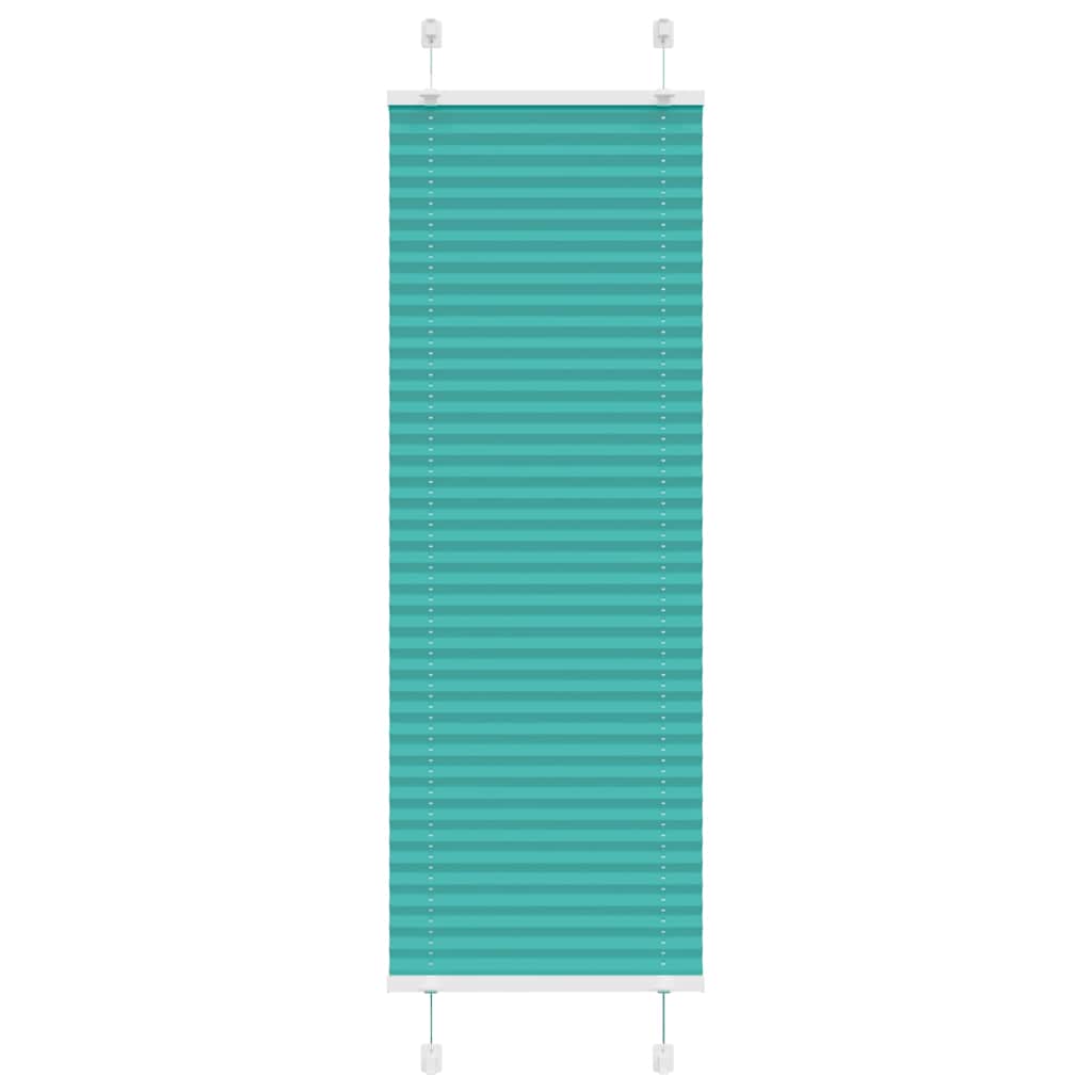 Gasolina verde plissada cega 40x150 cm largura tecido 39,4 cm