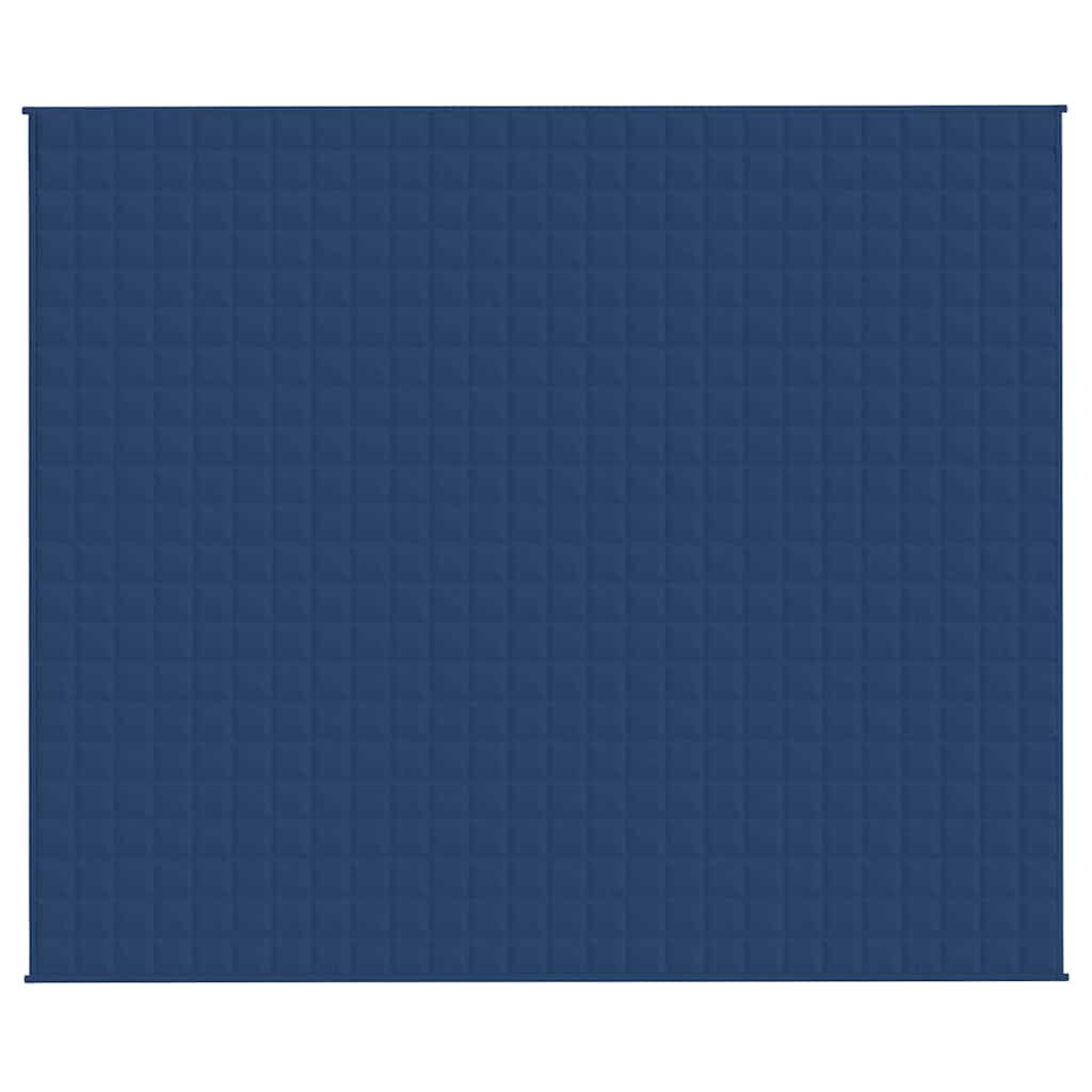 Manta pesada 11 kg 220x260 cm tecido azul