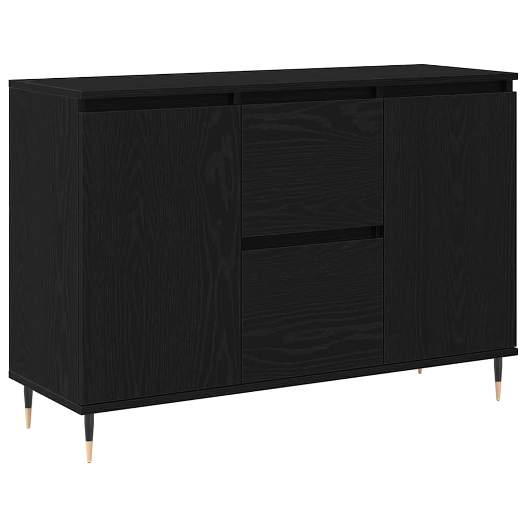 Buffet carvalho preto 101,5 x 35 x 70 cm derivados de madeira