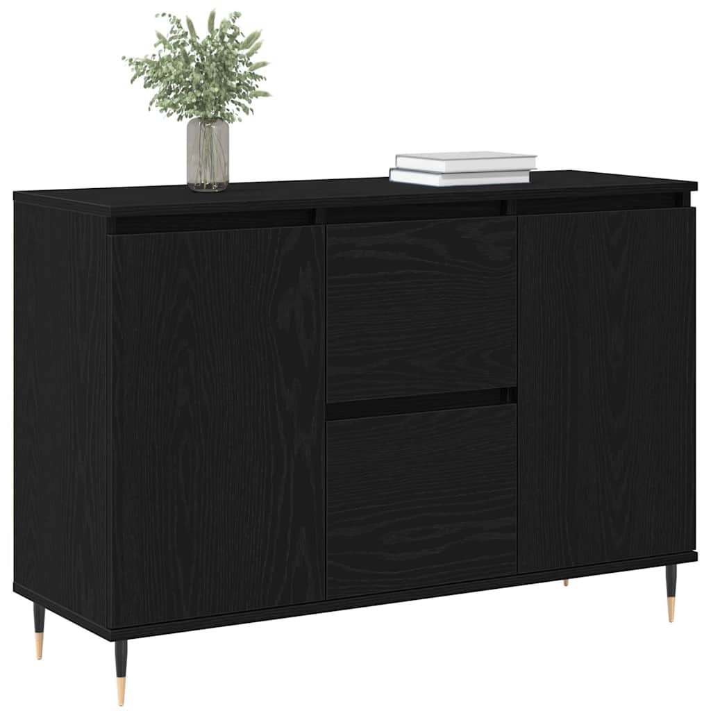 Buffet carvalho preto 101,5 x 35 x 70 cm derivados de madeira
