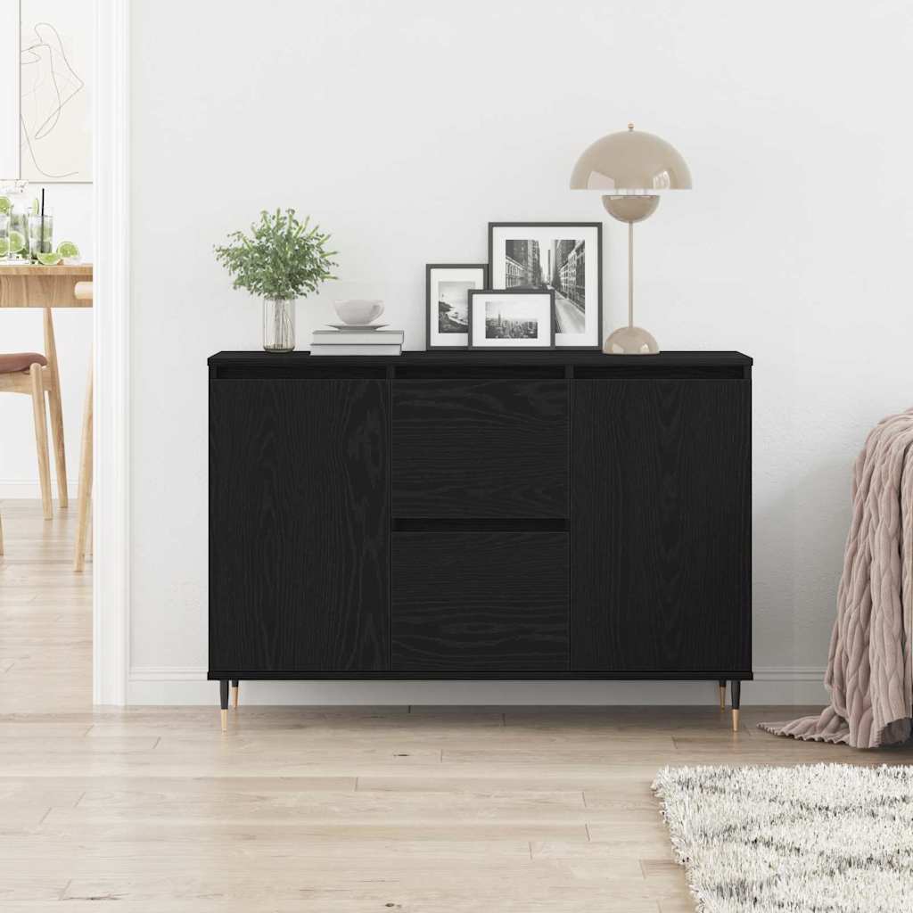 Buffet carvalho preto 101,5 x 35 x 70 cm derivados de madeira