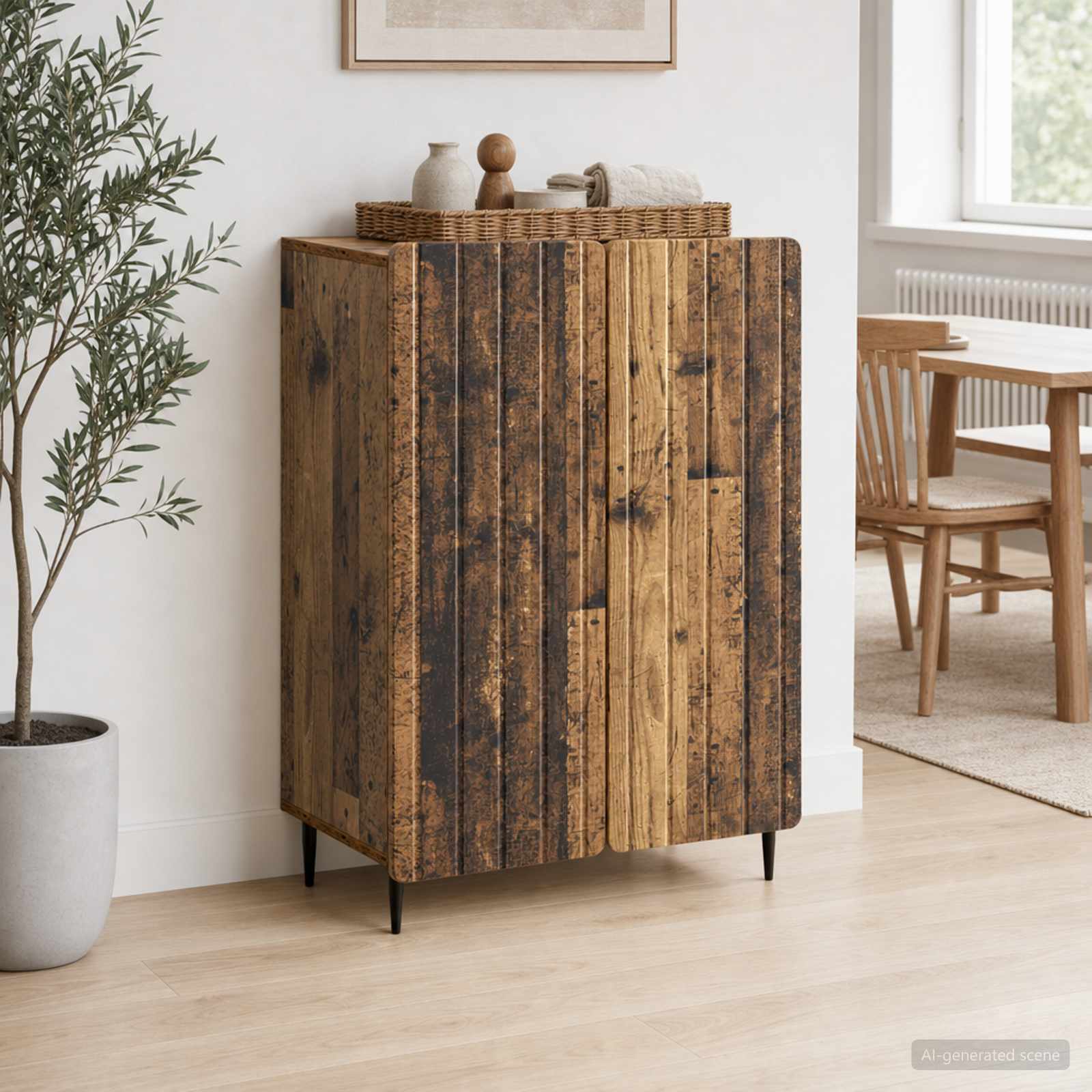 Buffet madeira antiga 66 x 34,5 x 92 cm derivados de madeira