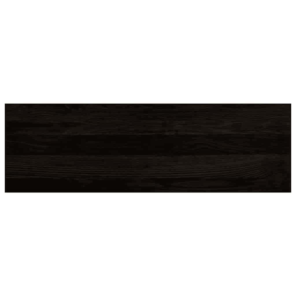 Tapetes de escada 12 pcs 80x25x2 cm carvalho castanho-preto