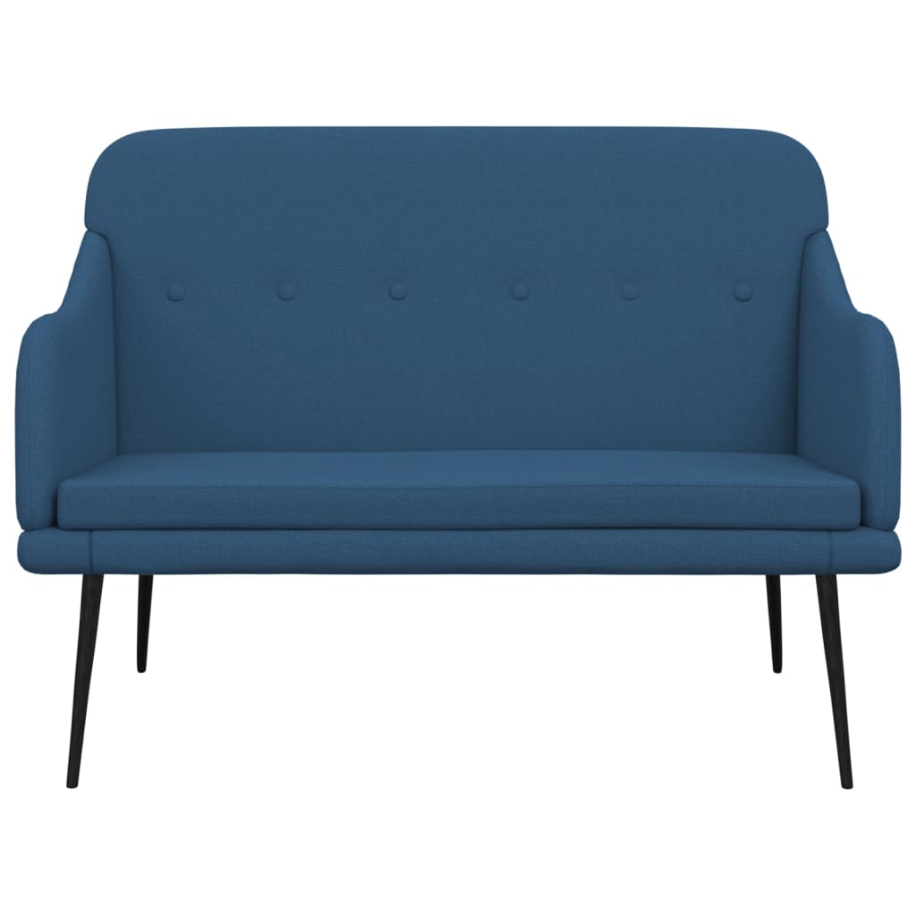 Banco 110x76x80 cm tecido azul