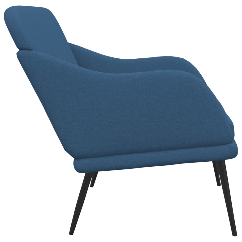 Banco 110x76x80 cm tecido azul